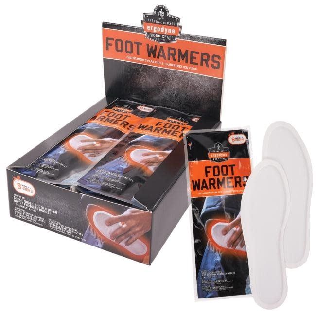 Ergodyne N-Ferno® Insole Foot Warmers Adhesive Back, Air Activated- 6995