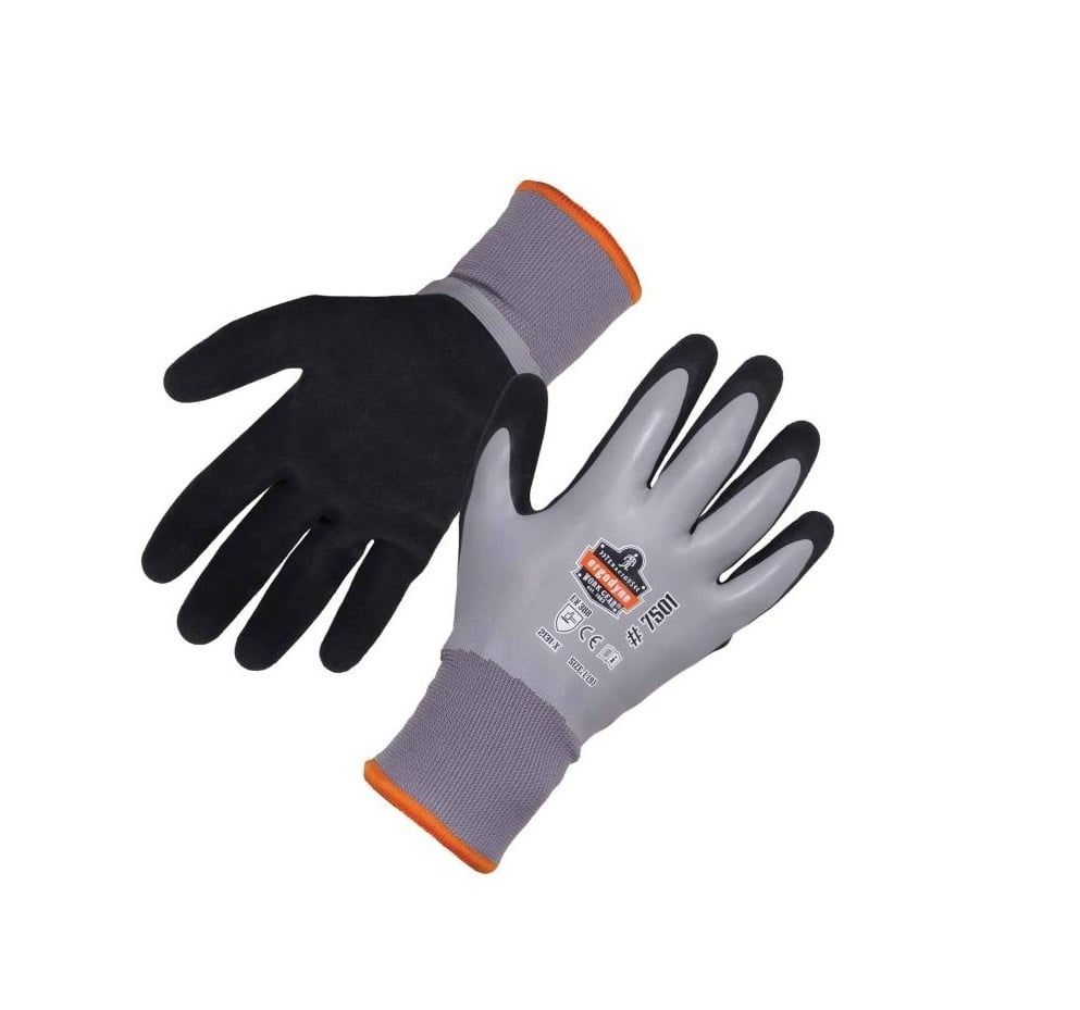 Ergodyne ProFlex 7501 Coated Waterproof Winter Work Gloves Ergodyne ProFlex 7501 Coated Waterproof Winter Work Gloves, Size: S