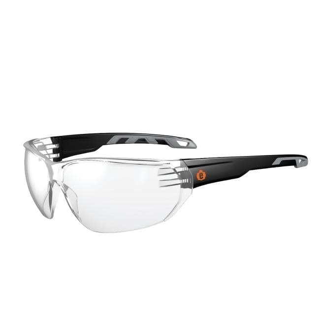 Ergodyne Vali Frameless Glasses Ergodyne Vali Frameless Glasses, Color: 59203 Matte Black Af Clear