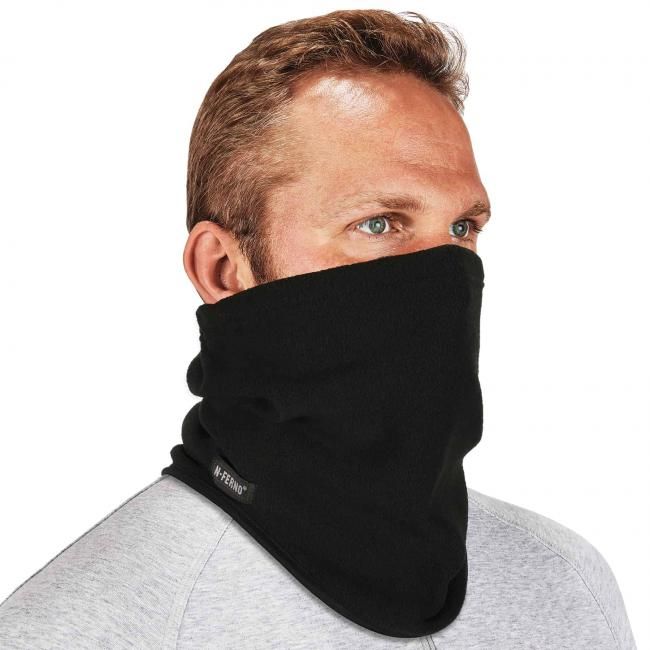 Ergodyne Fleece Neck Gaiter Ergodyne Fleece Neck Gaiter, Color: Black 6960