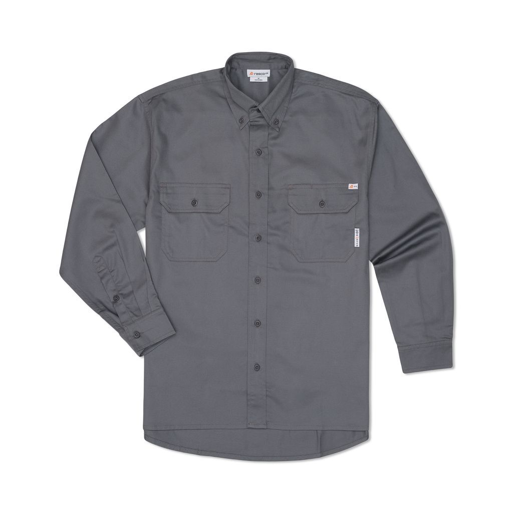 Rasco Fr Uniform Shirt Rasco Fr Uniform Shirt, Color: FR1303GY, Size: SMALL