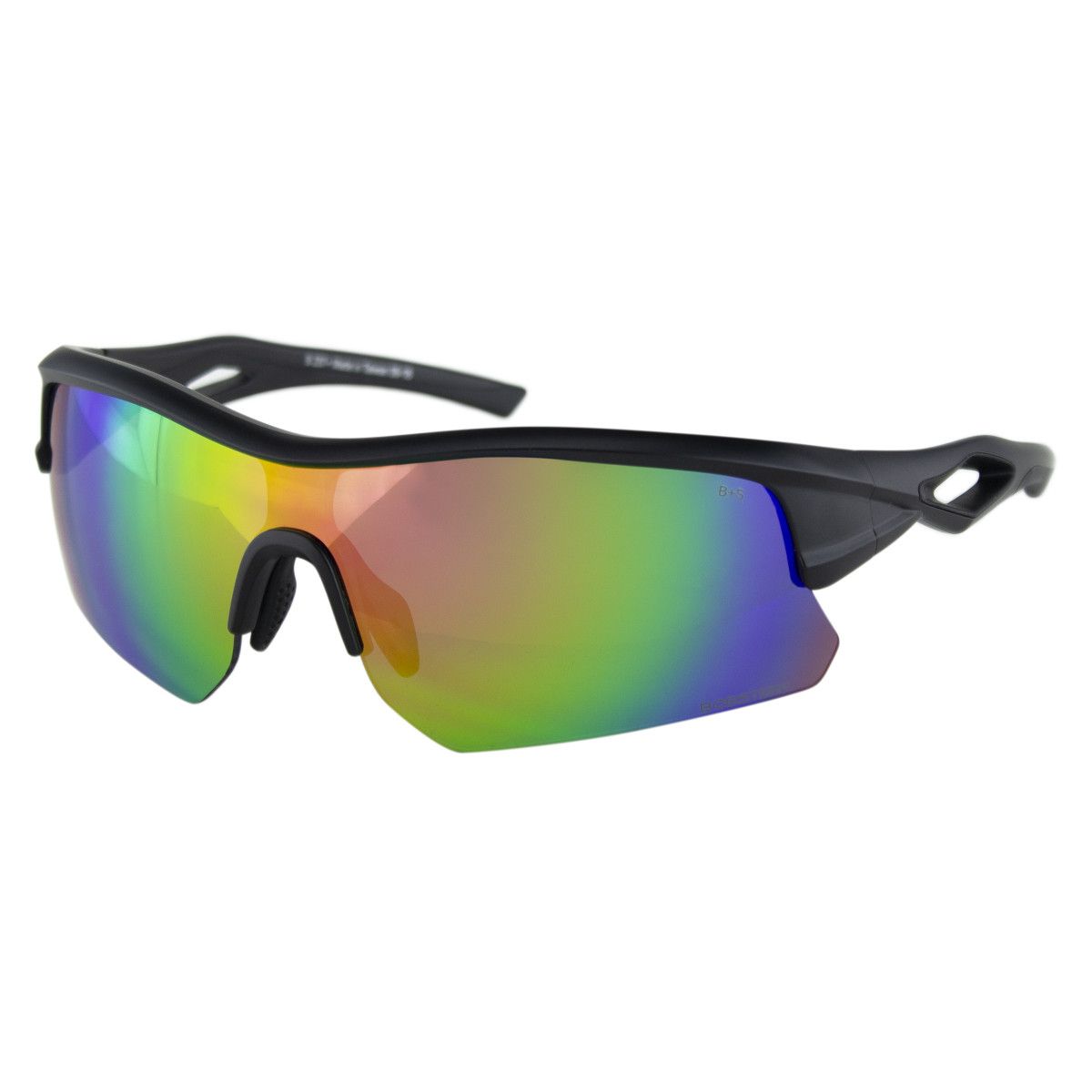 Bobster Dash, Color: Smoked Pink Revo Mirror Lens W Matte Black Frame BDAS001