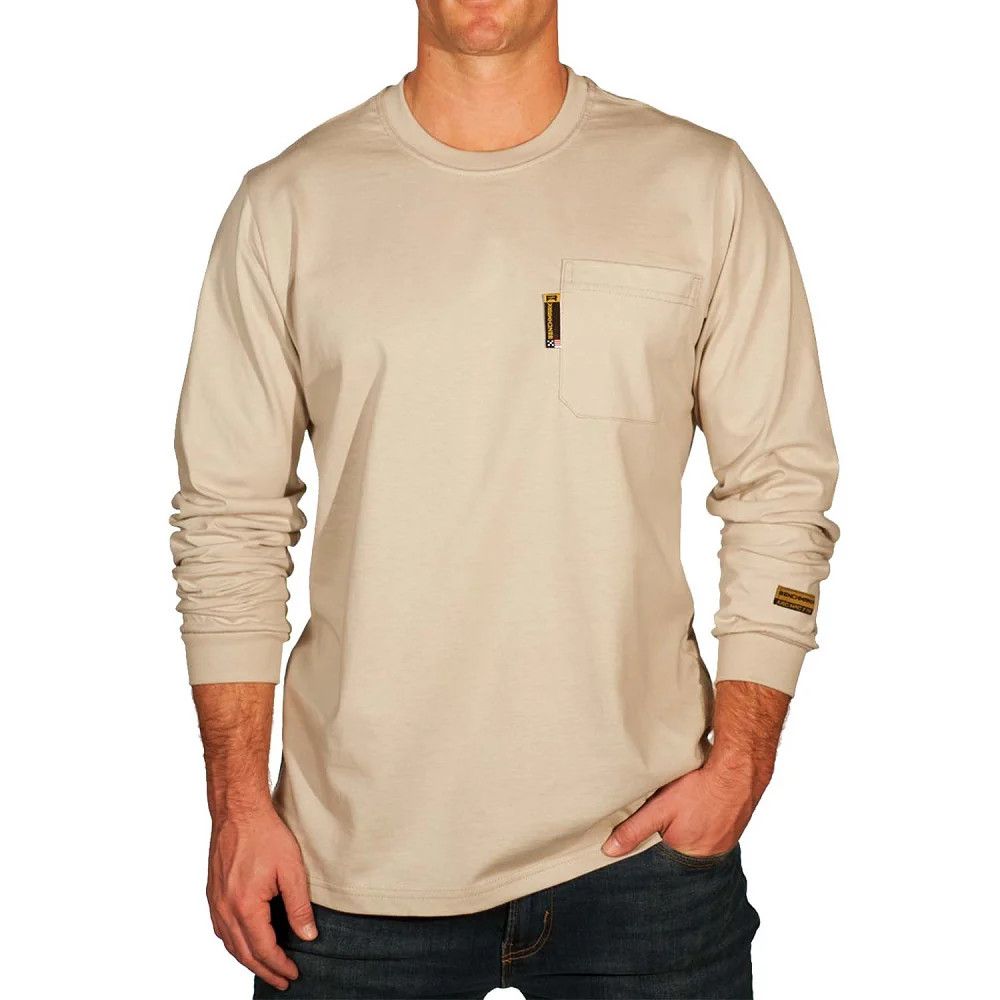 Benchmark FR Long Sleeve Beige- 3118FRB