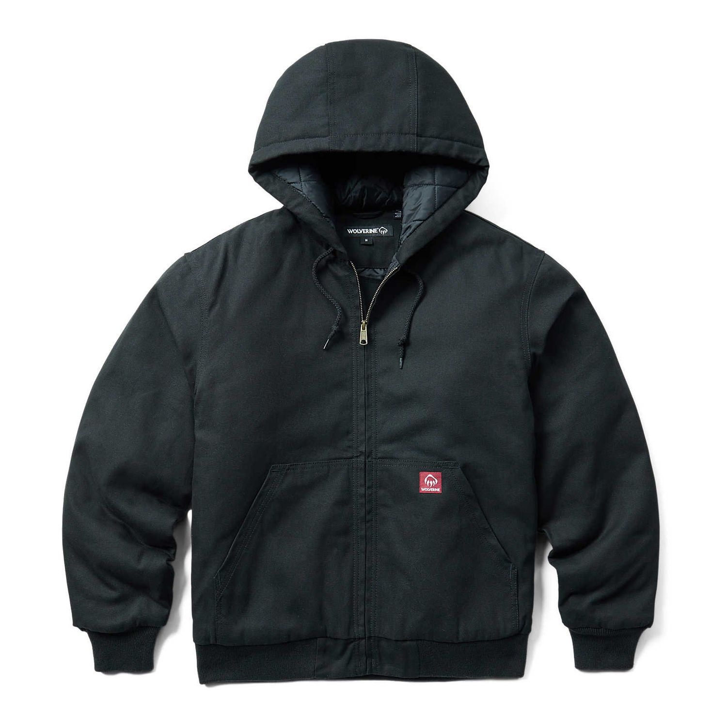 Wolverine Jaxon Hooded Jacket, Color: EXT/Black W1205400-003, Size: LT