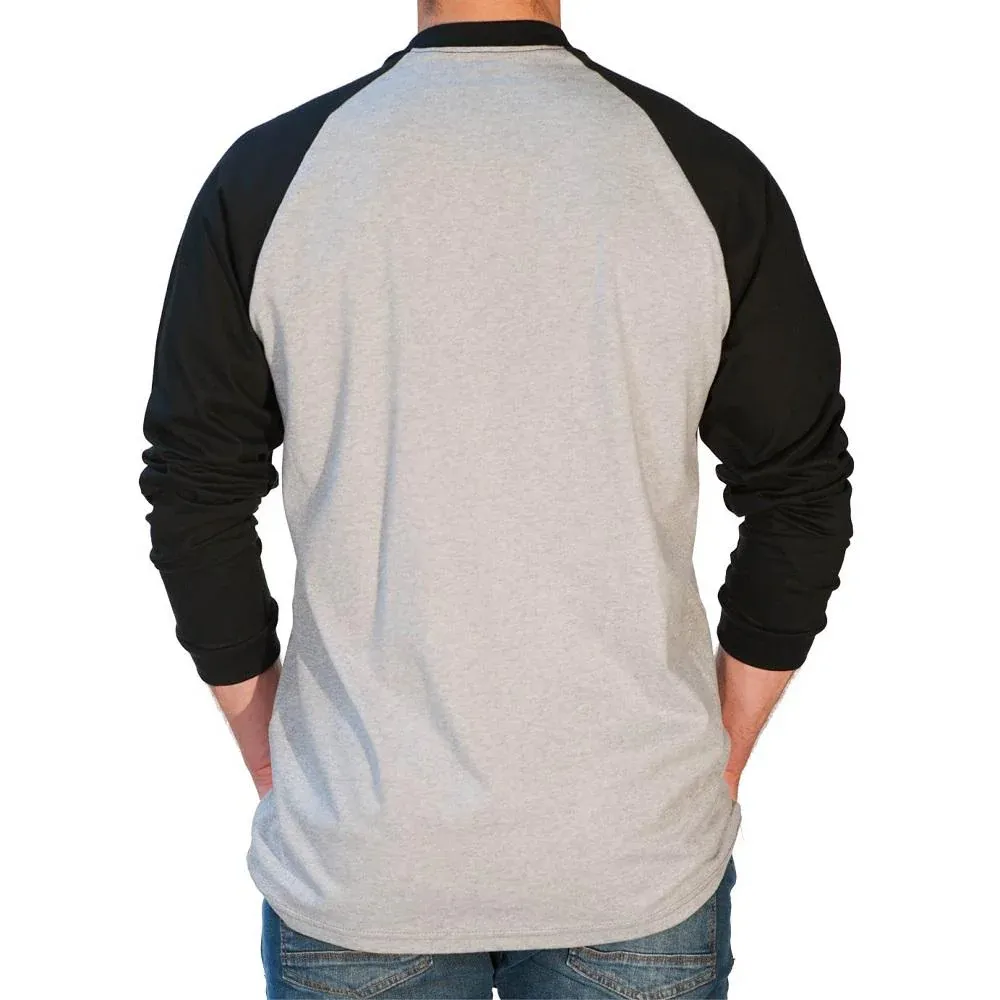 Benchmark FR Raglan Black/ Gray RIG- 3119FRBK Benchmark FR Raglan Black/ Gray RIG- 3119FRBK