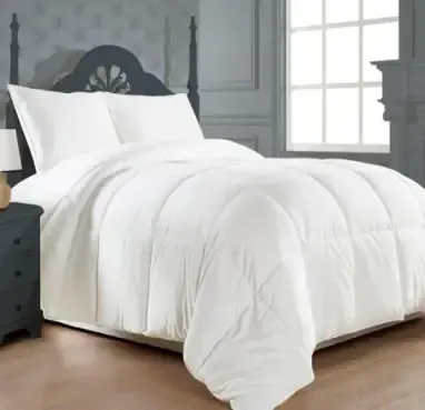 Clara Clark Solid Down Alternative Comforter Clara Clark Solid Down Alternative Comforter, Color: WHITE, Size: TWIN
