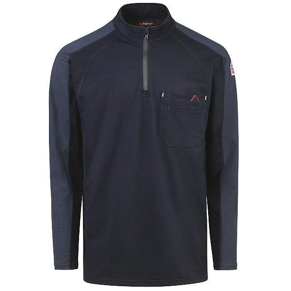 BULWARK Mens ¼ Zip Flex Knits - CAT 2  STZ2
