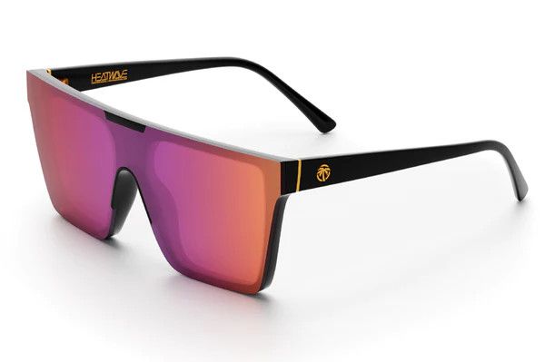 HEATWAVE Clarity Sunglasses HEATWAVE Clarity Sunglasses, Color: Black Frame/ Rose Gold Lens
