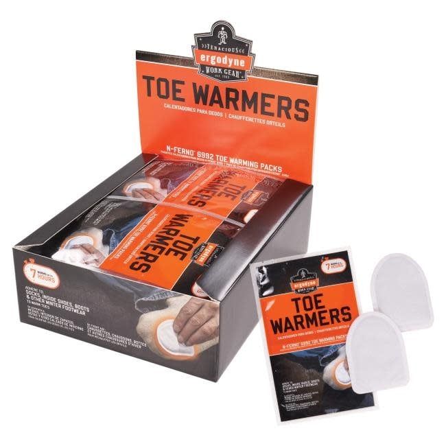 Ergodyne N-FERNO 6992 TOE WARMERS - ADHESIVE BACK + AIR ACTIVATED Ergodyne N-FERNO 6992 TOE WARMERS - ADHESIVE BACK + AIR ACTIVATED