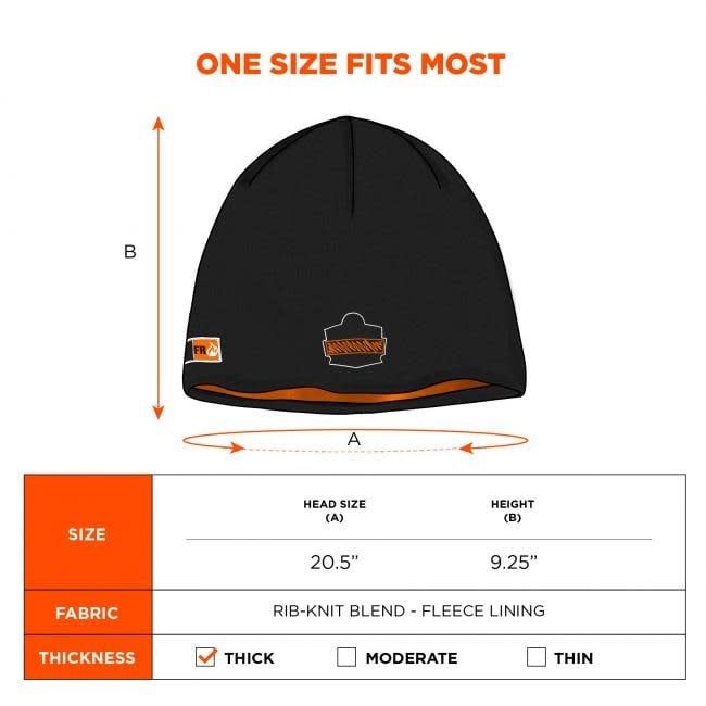 Ergodyne N-Ferno® 6820 FR Knit Winter Hat – Arc Rated