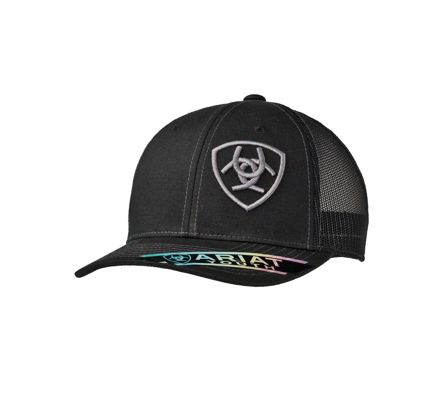 Ariat Youth Signature Logo Mesh Back Cap – Black (1518101) Ariat Youth Signature Logo Mesh Back Cap – Black (1518101)