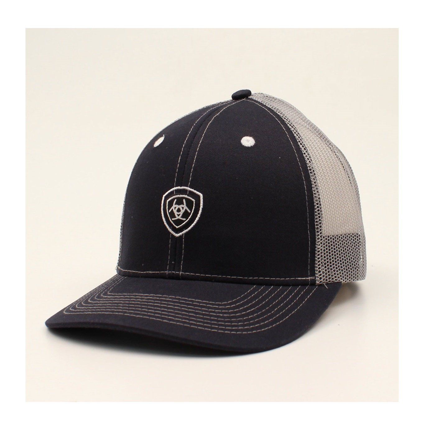 Ariat Men's Richardson 112 Signature Logo Mesh Snapback Cap- Navy (A300000603) Ariat Men's Richardson 112 Signature Logo Mesh Snapback Cap- Navy (A300000603)