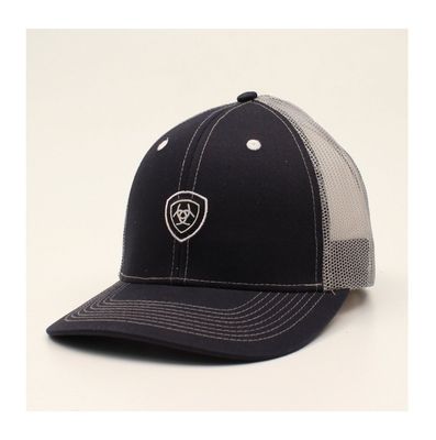 Ariat Men's Richardson 112 Signature Logo Mesh Snapback Cap- Navy (A300000603) Ariat Men's Richardson 112 Signature Logo Mesh Snapback Cap- Navy (A300000603)