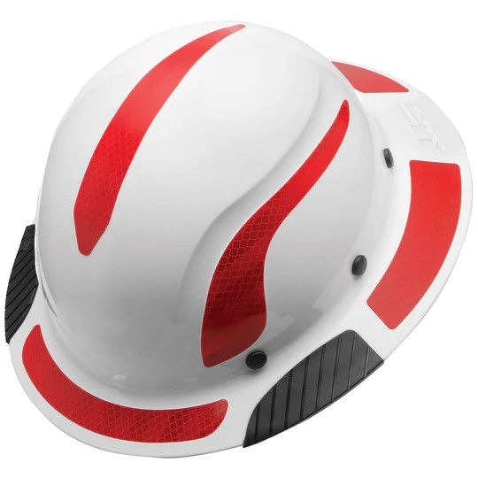 DAX Lift Reflective Decal Kit for Hard Hats – Red (HDRD-20RD)
