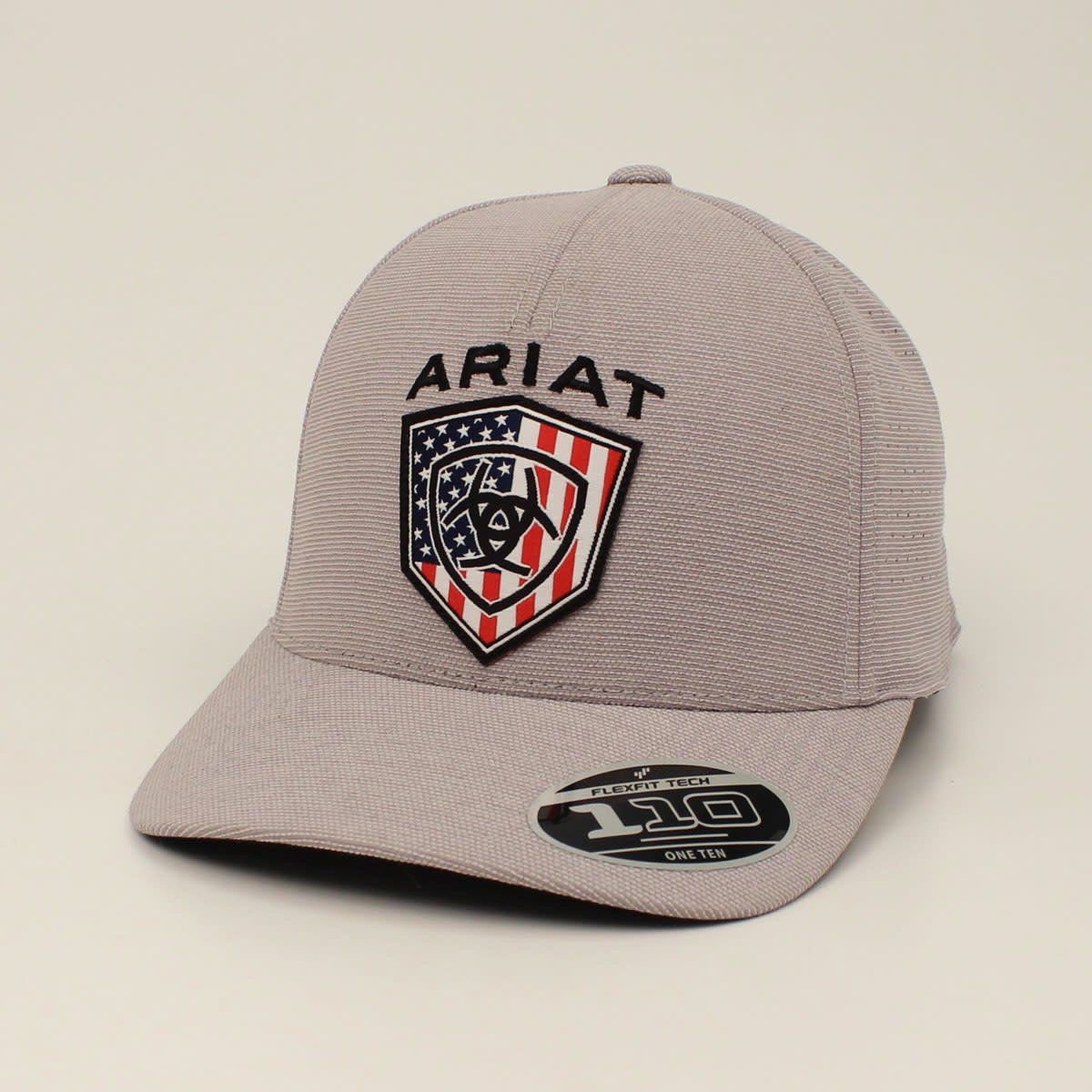 Ariat Mens Snap Back Flexfit 110 Usa Flag Grey A300018906 Ariat Mens Snap Back Flexfit 110 Usa Flag Grey A300018906