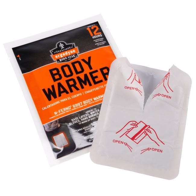 Ergodyne N-Ferno 6997 Adhesive Body Warmers - Air Activated Heat Pad Ergodyne N-Ferno 6997 Adhesive Body Warmers - Air Activated Heat Pad