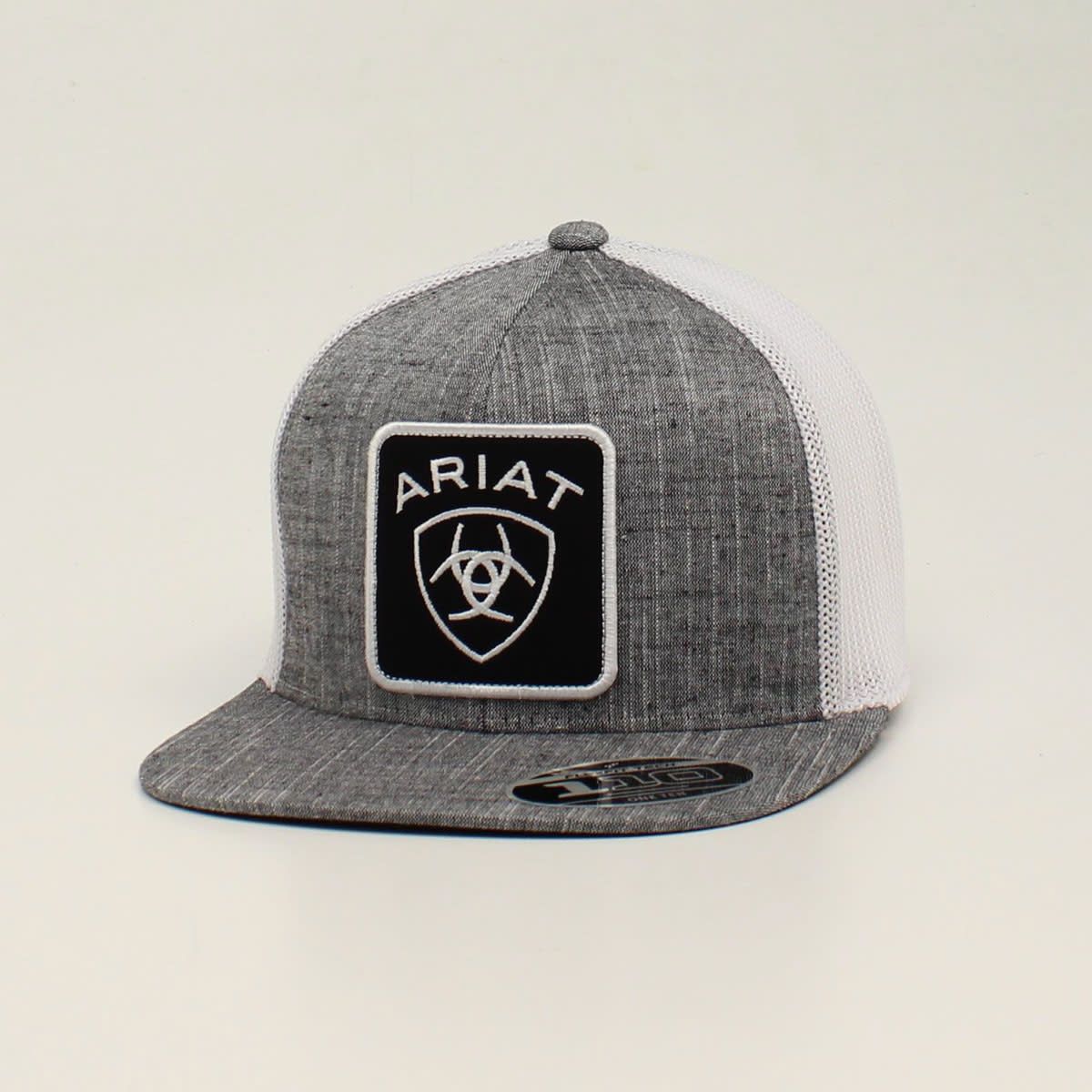 Ariat Men's Flexfit 110 Large Logo Patch Mesh Back Cap – Grey (A300014906) Ariat Men's Flexfit 110 Large Logo Patch Mesh Back Cap – Grey (A300014906)