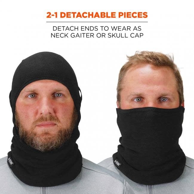 Ergodyne N-Ferno® 6826 2-Piece Fleece Balaclava Face Mask – Black