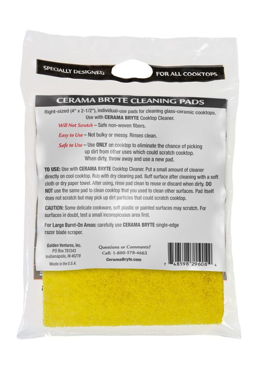 Cerama Bryte Cleaning Pads WX10X350