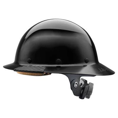 DAX HDF-15KG-BLK Fiberglass Composite Hard Hat Full Brim Solid Black DAX HDF-15KG-BLK Fiberglass Composite Hard Hat Full Brim Solid Black