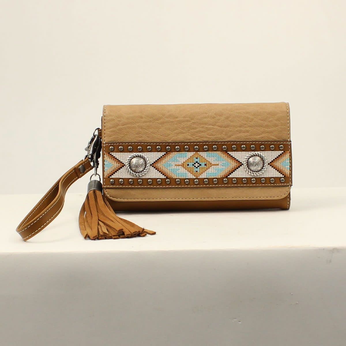 Nocona Carmen Style Cluth SouthWestern Tan N770009008
