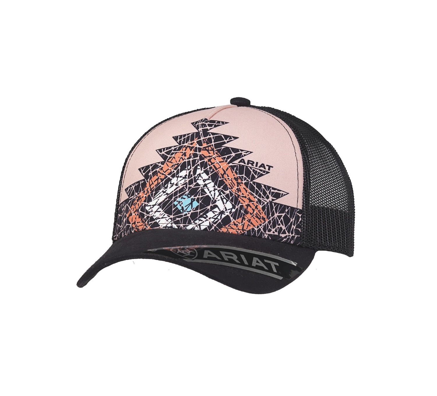 Ariat Women's Aztec Diamond Mesh Back Cap – Pink (A300015730) Ariat Women's Aztec Diamond Mesh Back Cap – Pink (A300015730)