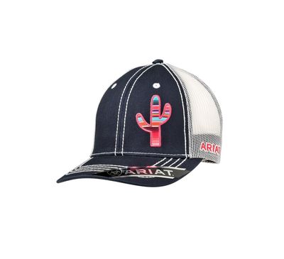 Ariat Hat Ladies SB Offset Stripe Cactus Nvy 1515503 Ariat Hat Ladies SB Offset Stripe Cactus Nvy 1515503