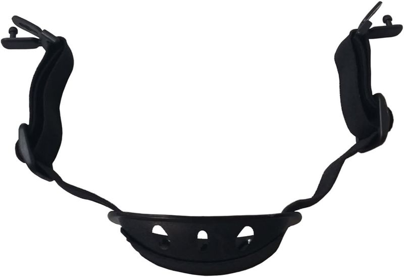 ERB Chin Strap with Chin Guard for Full Brim Hard Hats – Black (Model 19181)
