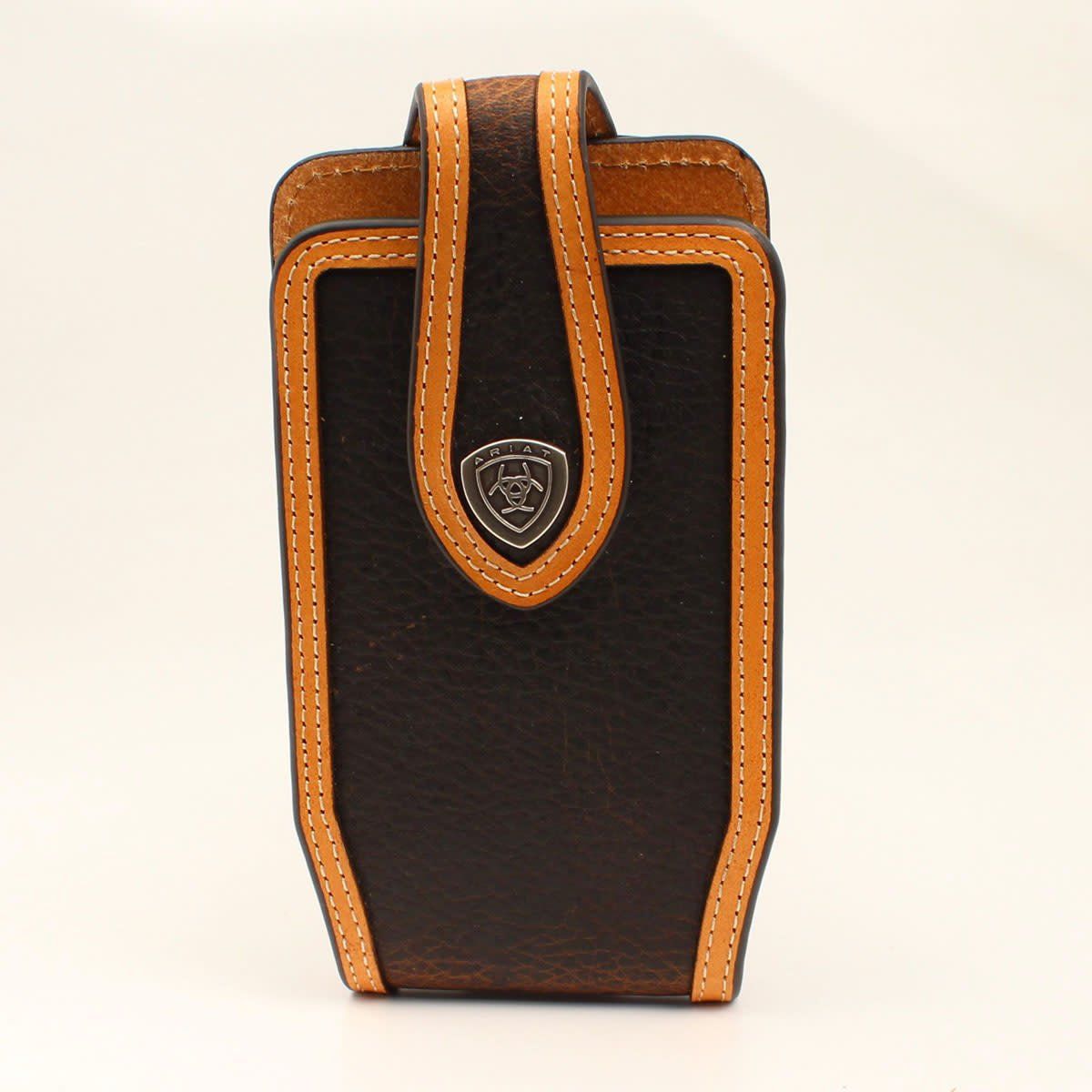 Ariat Leather Cell Phone Case – Rowdy Brown Leather (Model A06002305)