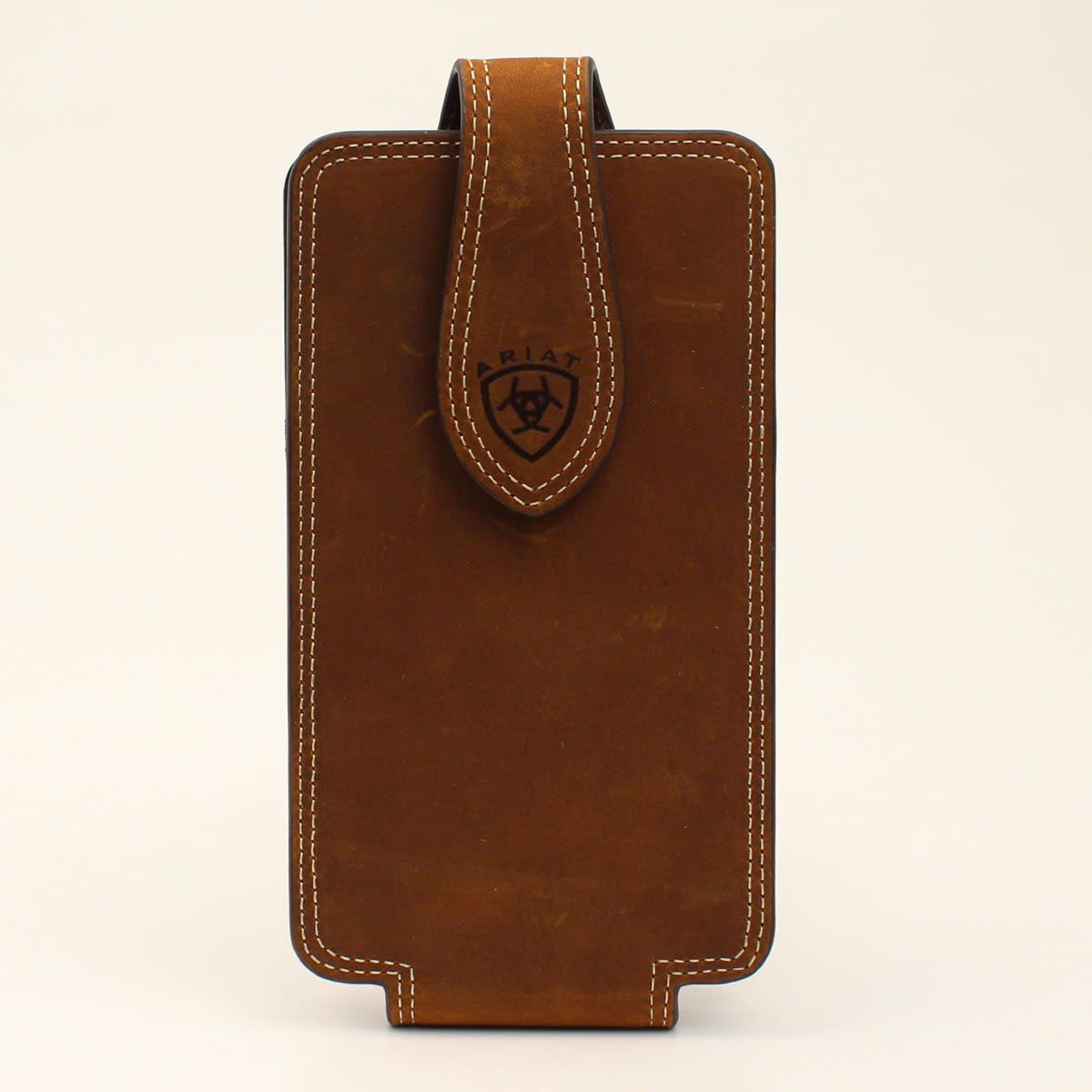Ariat Leather Cell Phone Case – Medium Brown (Model A0600044) Ariat Leather Cell Phone Case – Medium Brown (Model A0600044)