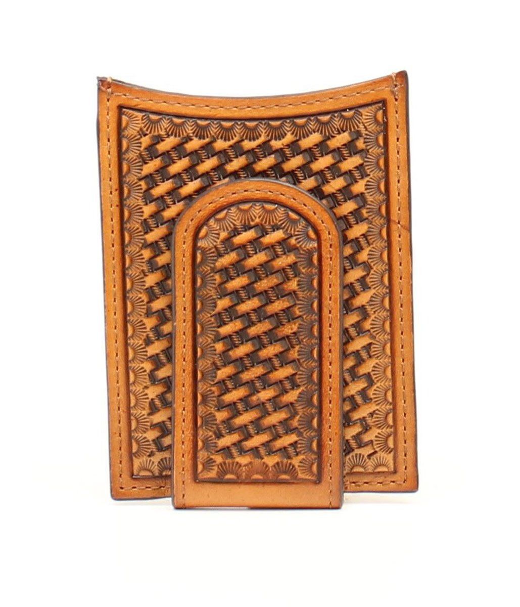 Nocona Basketweave Money Clip N5428908 Nocona Basketweave Money Clip N5428908
