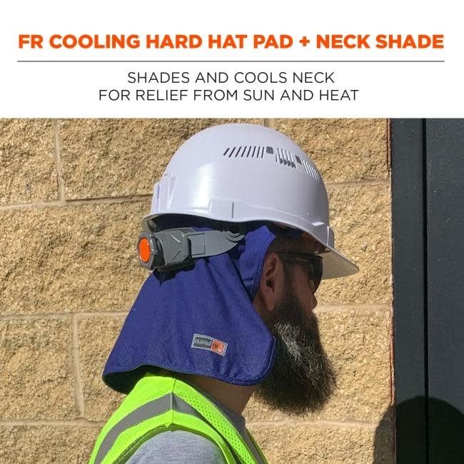 Ergodyne 6717FR Fr Hardhat Pad Solid Blue