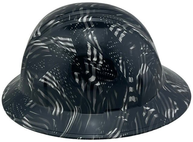 Covert USA Flag Hydro Dipped Hard Hats hdhh-1601-FB