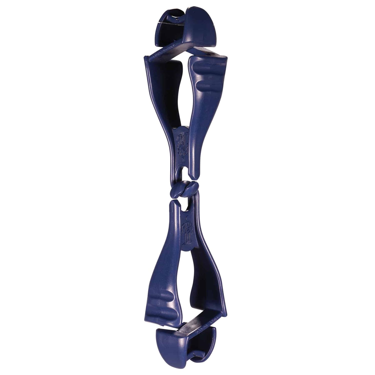 Ergodyne  3400MD Deep Blue Glove Clip - Dual Clip Mount