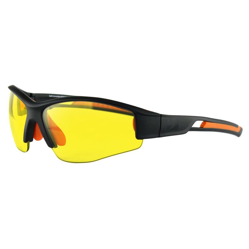 Bobster Swift Matte Black-Orange Frame Smoked-Yellow-Clear Lens BSWF001