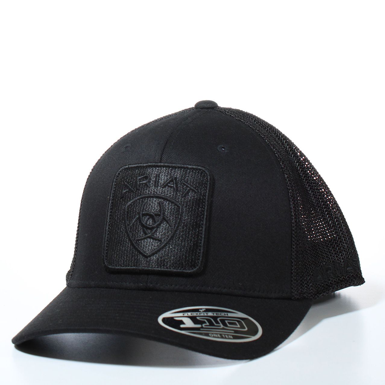ARIAT MENS FLEXFIT 110 SNAPBACK LOGO BLACK A300064301 ARIAT MENS FLEXFIT 110 SNAPBACK LOGO BLACK A300064301
