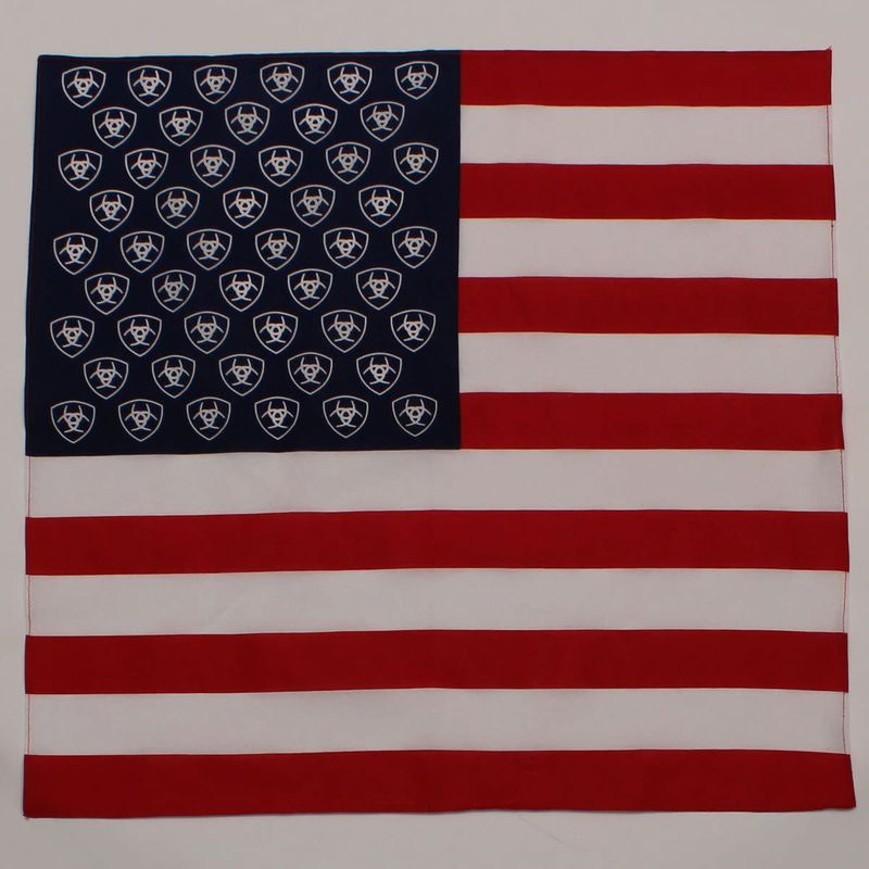 Ariat Bandana USA Flag Logo Multicolor A1109397