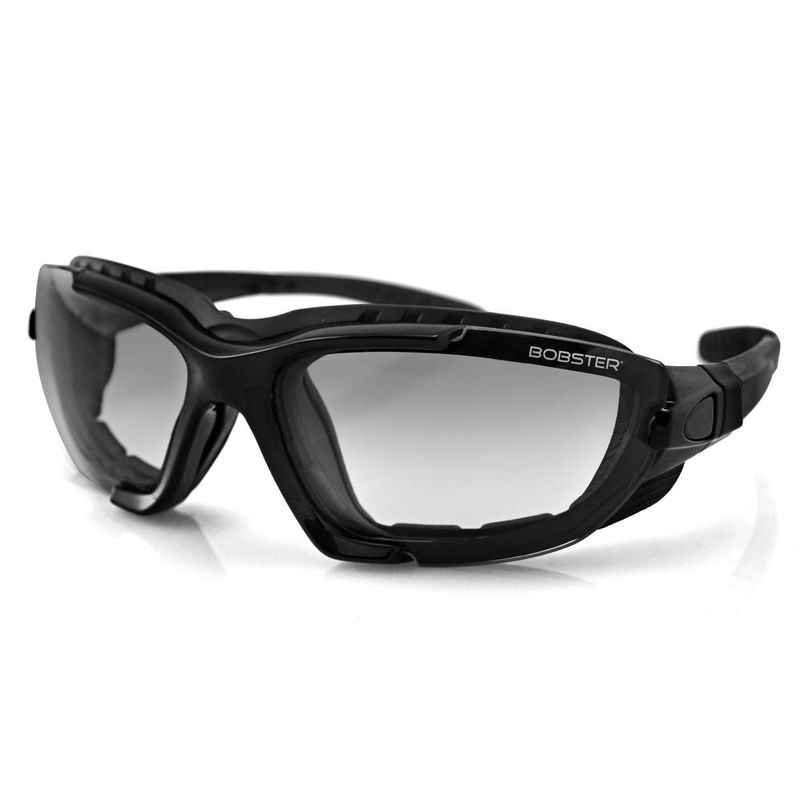 Bobster Renegade Gloss Black Frame Smoked-Clear Lens BREN201 +