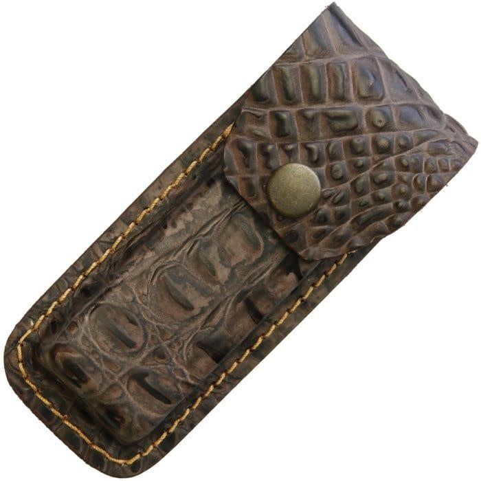 Leather Belt Sheath Crocodile SH1197