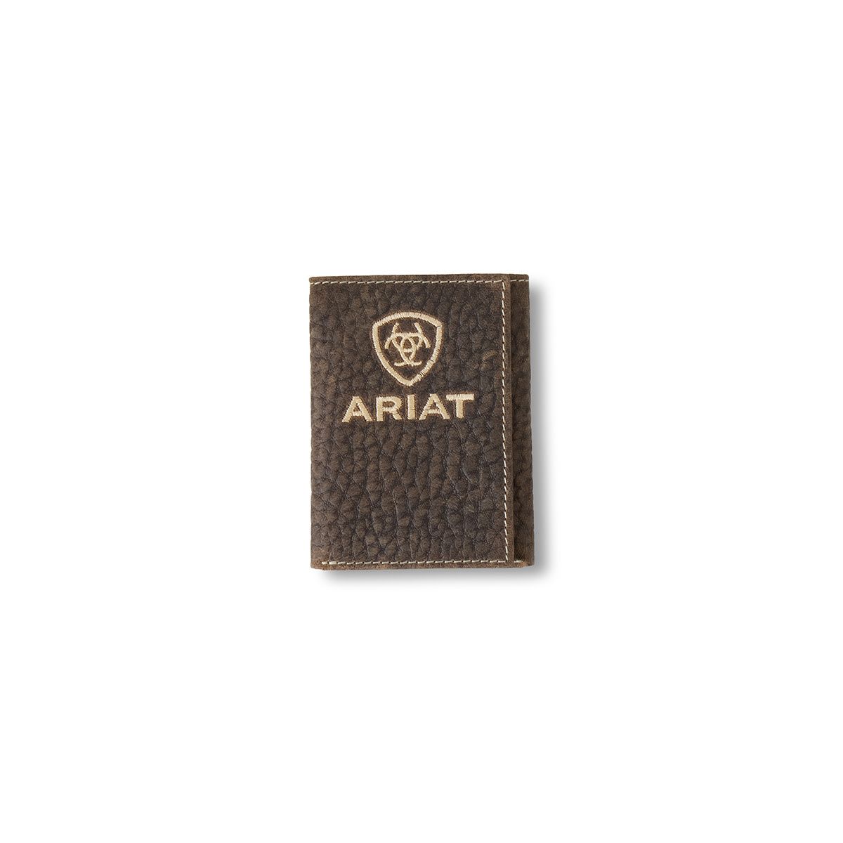 Ariat Trifold Wallet Bull Hide Brown A3556102
