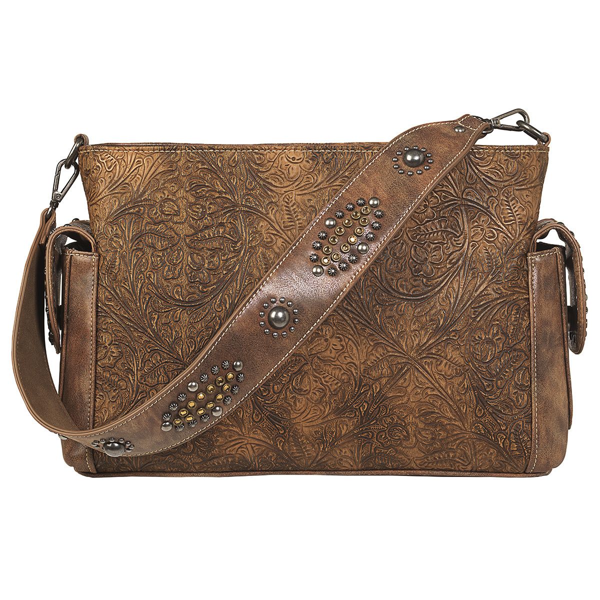 Nocona Ophelia Style Conceal Carry Satchel Brown N770012502 Nocona Ophelia Style Conceal Carry Satchel Brown N770012502