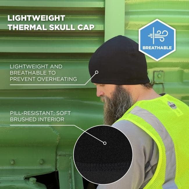 Ergodyne N-Ferno 6813 Winter Skull Cap Helmet Liner