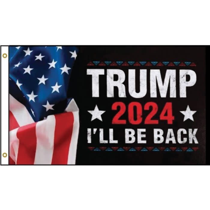 Trump 2024 I'll Be Back Flag CPS46468