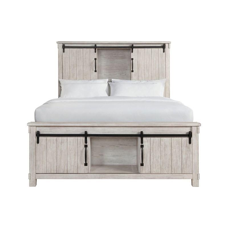 Scott white  Queen Bed ( SC670QB)