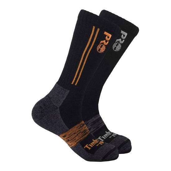 TIMBERLAND 2PK PERFORMANCE BOOT SOCK BLACK 43TB436649TD-001 L