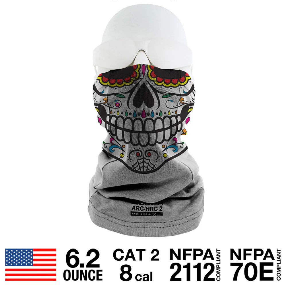 BENCHMARKFR FACE MUFFLER 3050FRLG-CSK CANDY SKULL BENCHMARKFR FACE MUFFLER 3050FRLG-CSK CANDY SKULL