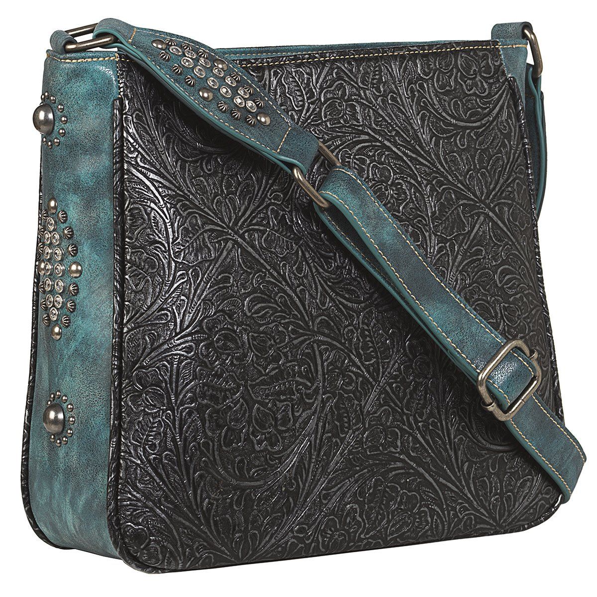 Nocona Ophelia Style Conceal Carry Crossbody Bag Black N770012601 Nocona Ophelia Style Conceal Carry Crossbody Bag Black N770012601