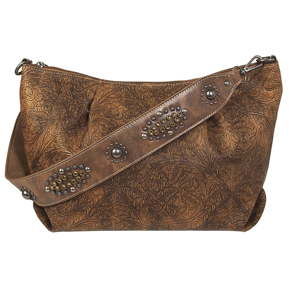 Nocona Ophelia Style Conceal Carry Shoulder Bag Brown N770012402 Nocona Ophelia Style Conceal Carry Shoulder Bag Brown N770012402