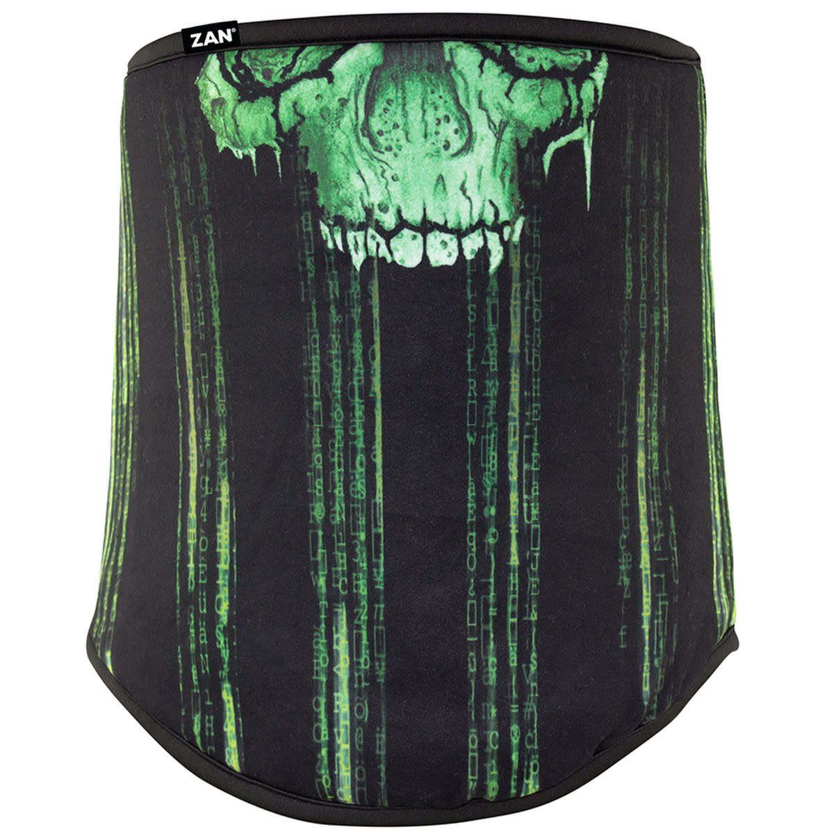 Zan Neck Gaiter Sportflex UPF50+ Series High Pile Fleece Cyber Skull WFL452*** Zan Neck Gaiter Sportflex UPF50+ Series High Pile Fleece Cyber Skull WFL452***