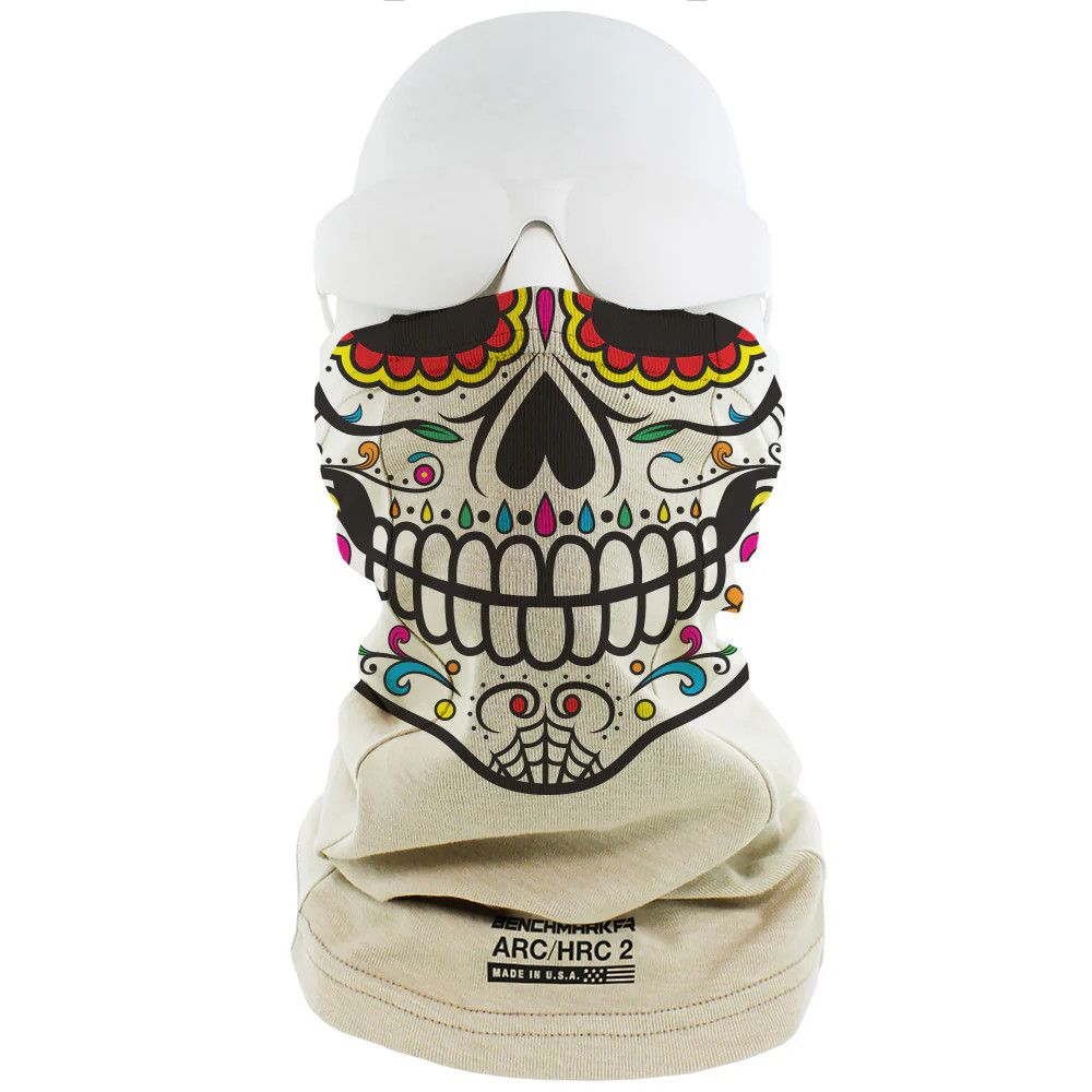 BENCHMARKFR FACE MUFFLER 3050FRB-CSK CANDY SKULL